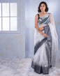 White Organza Saree | Sudathi