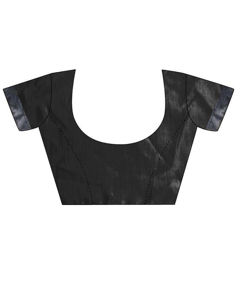 Black Organza Saree | Sudathi