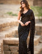 Black Sequence Saree | Leemboodi