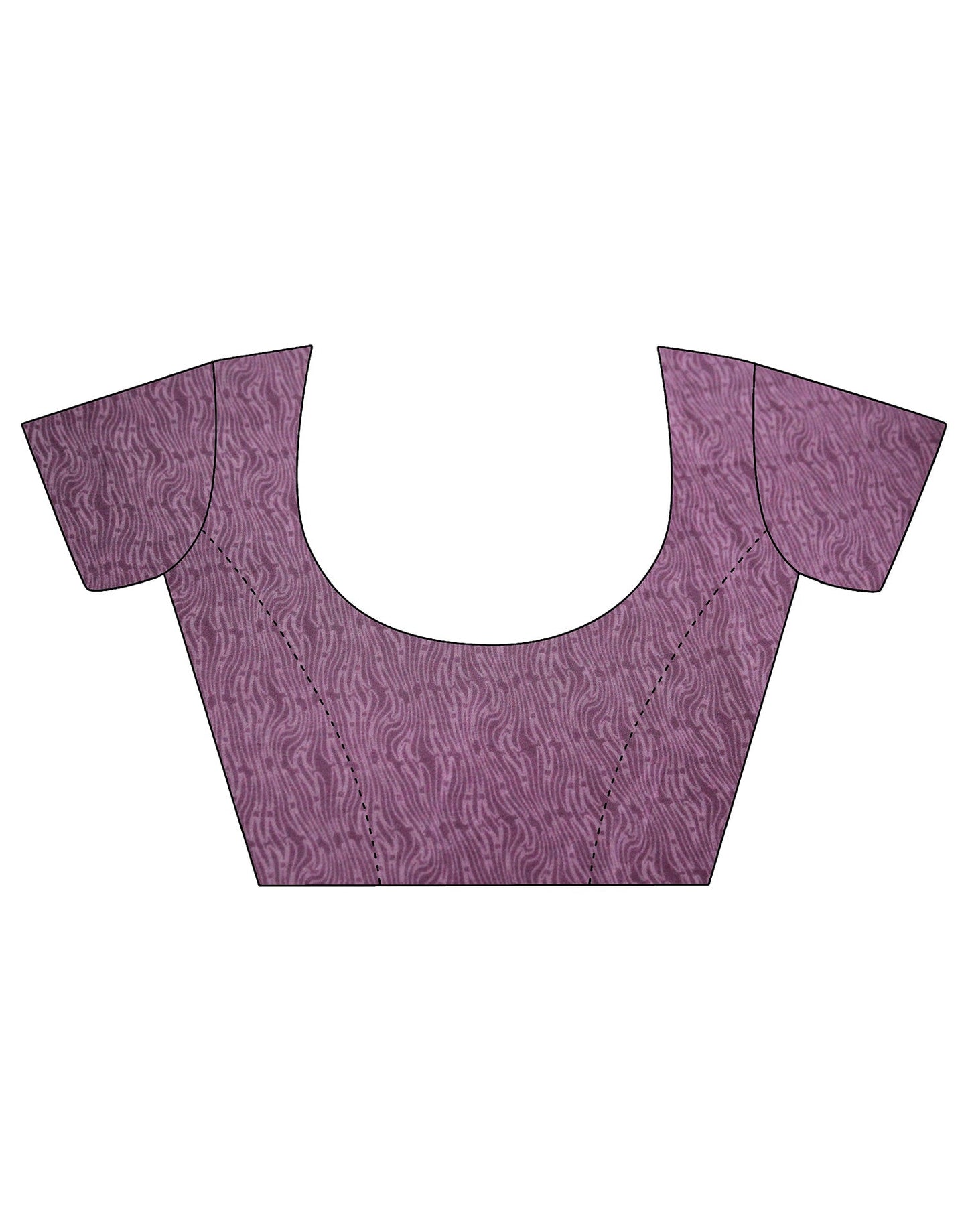 Purple Silk Printed Saree | Sudathi