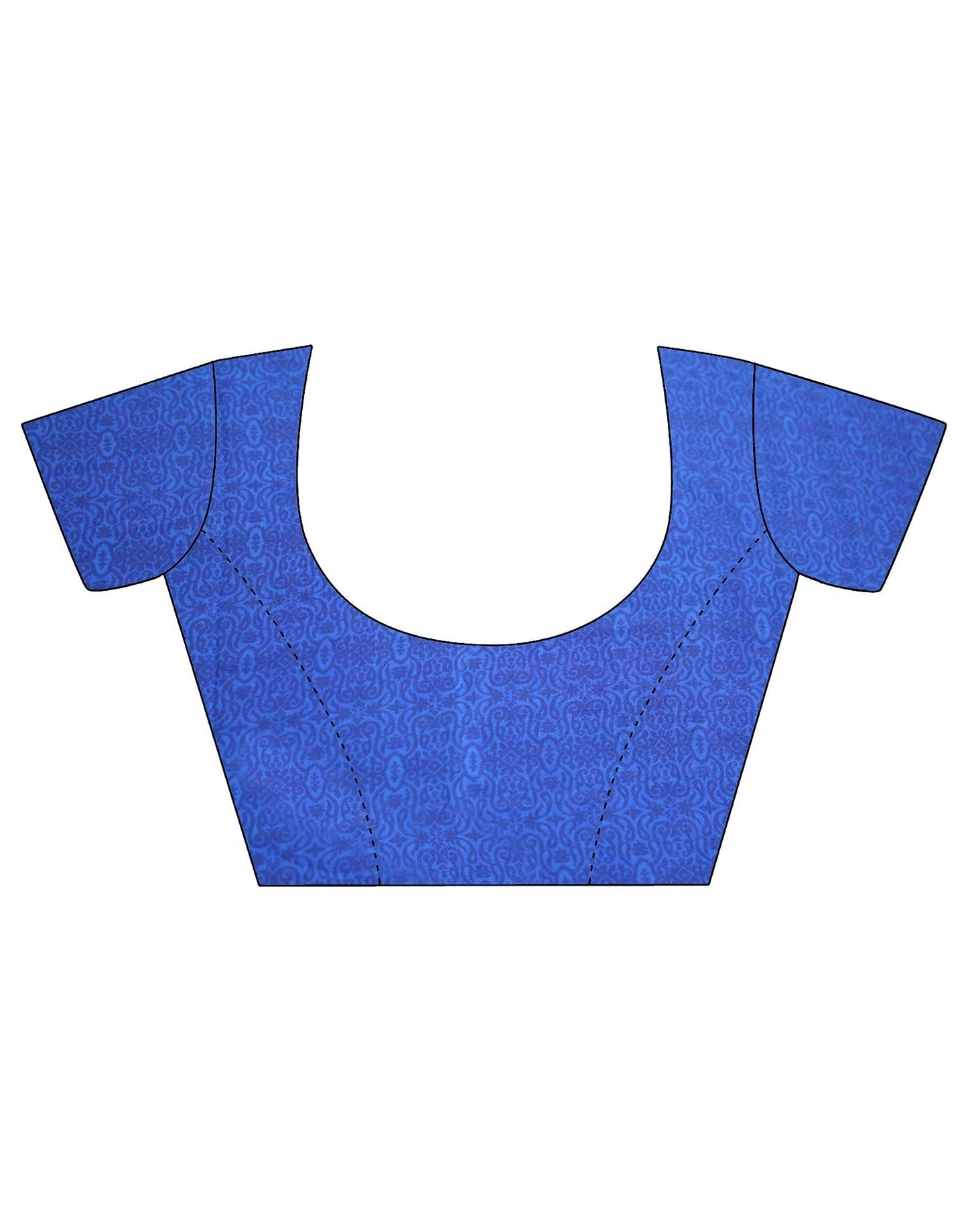 Blue Silk Printed Saree | Sudathi