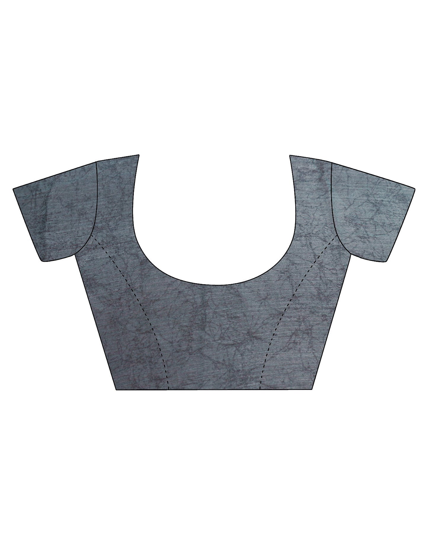 Grey Chiffon Printed Saree | Leemboodi