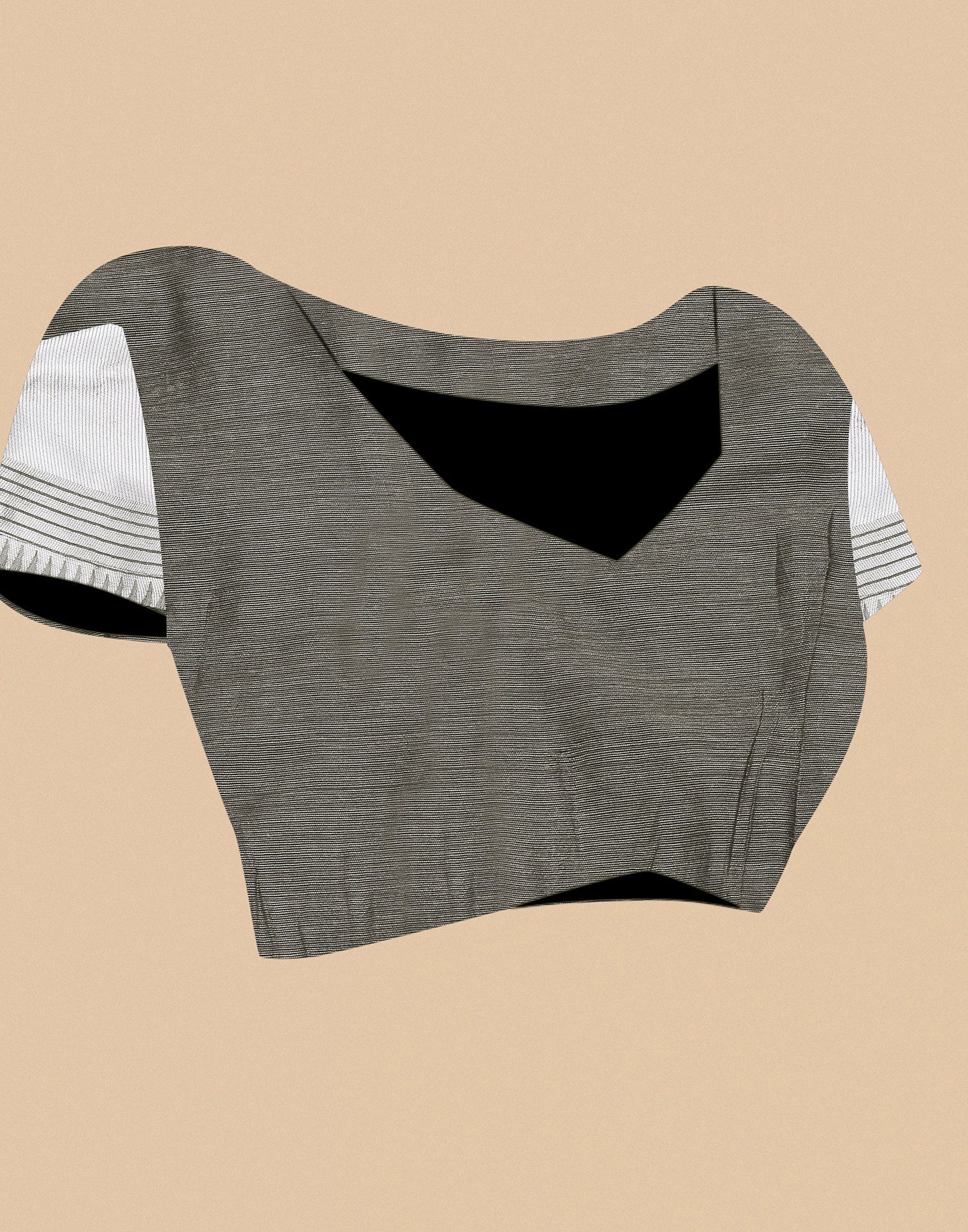 Grey Banarasi Cotton Saree | Sudathi