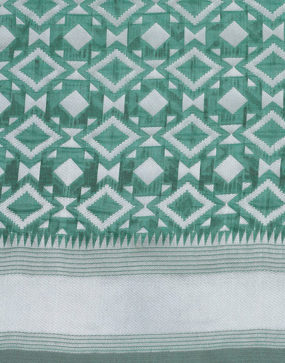 Light Green Banarasi Cotton Saree | Sudathi