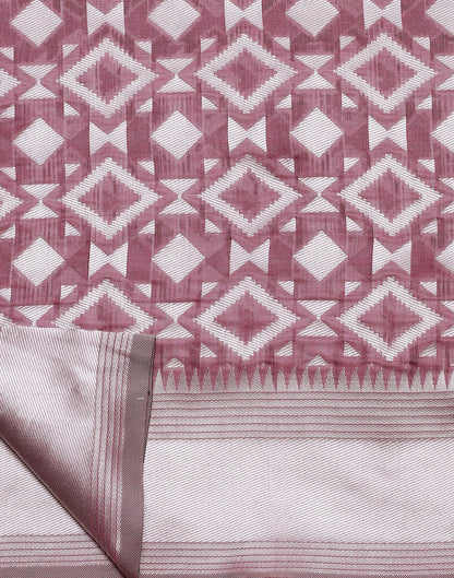 Pink Banarasi Cotton Saree | Sudathi