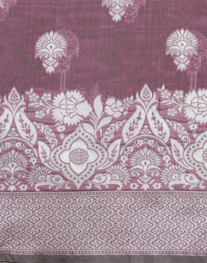 Pink Banarasi Cotton Saree | Sudathi