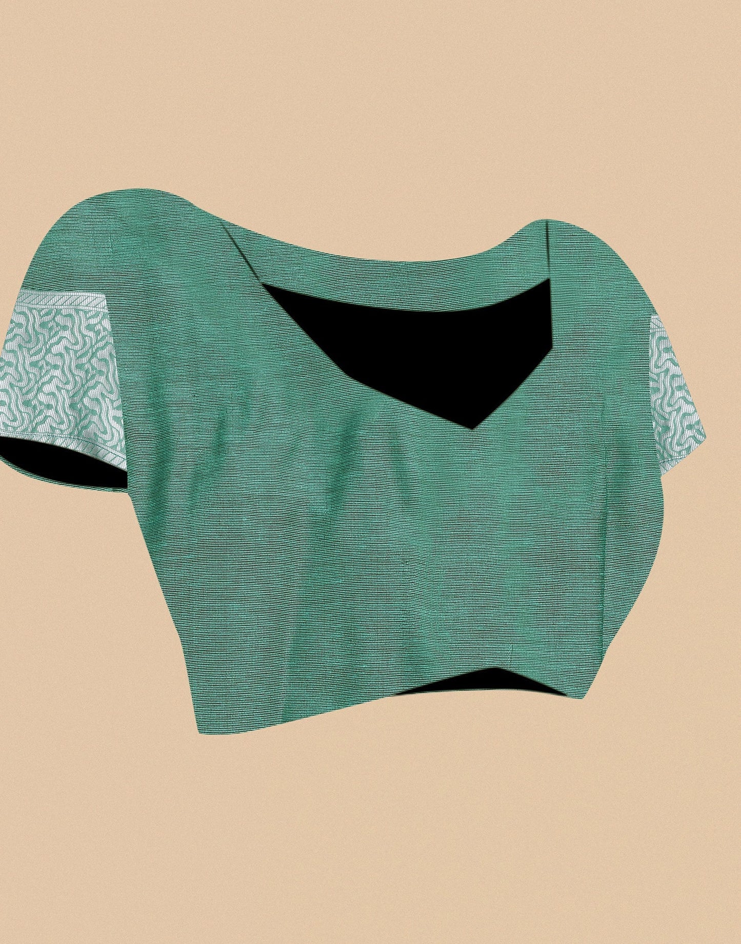 Green Banarasi Cotton Saree | Sudathi