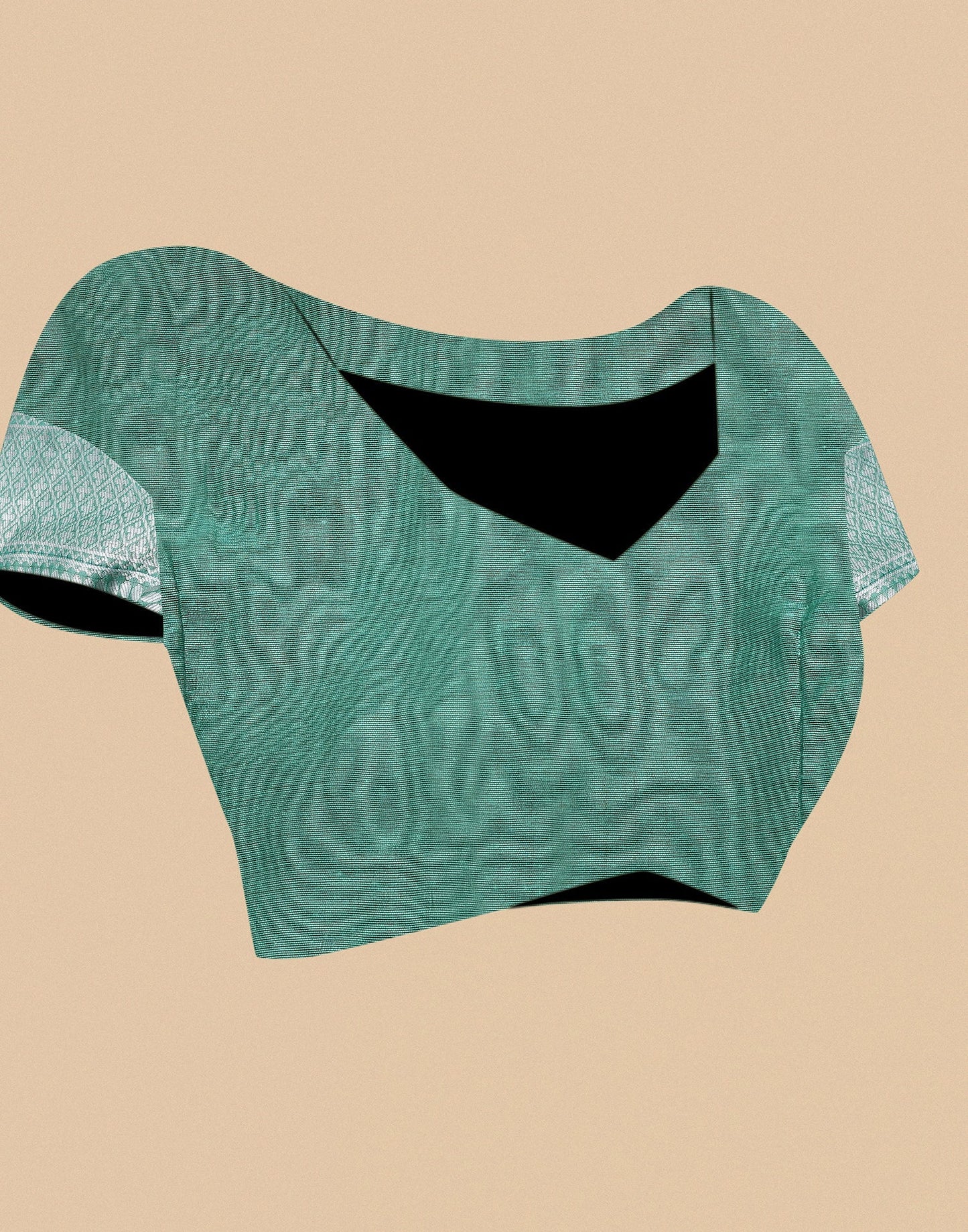 Green Banarasi Cotton Saree | Sudathi