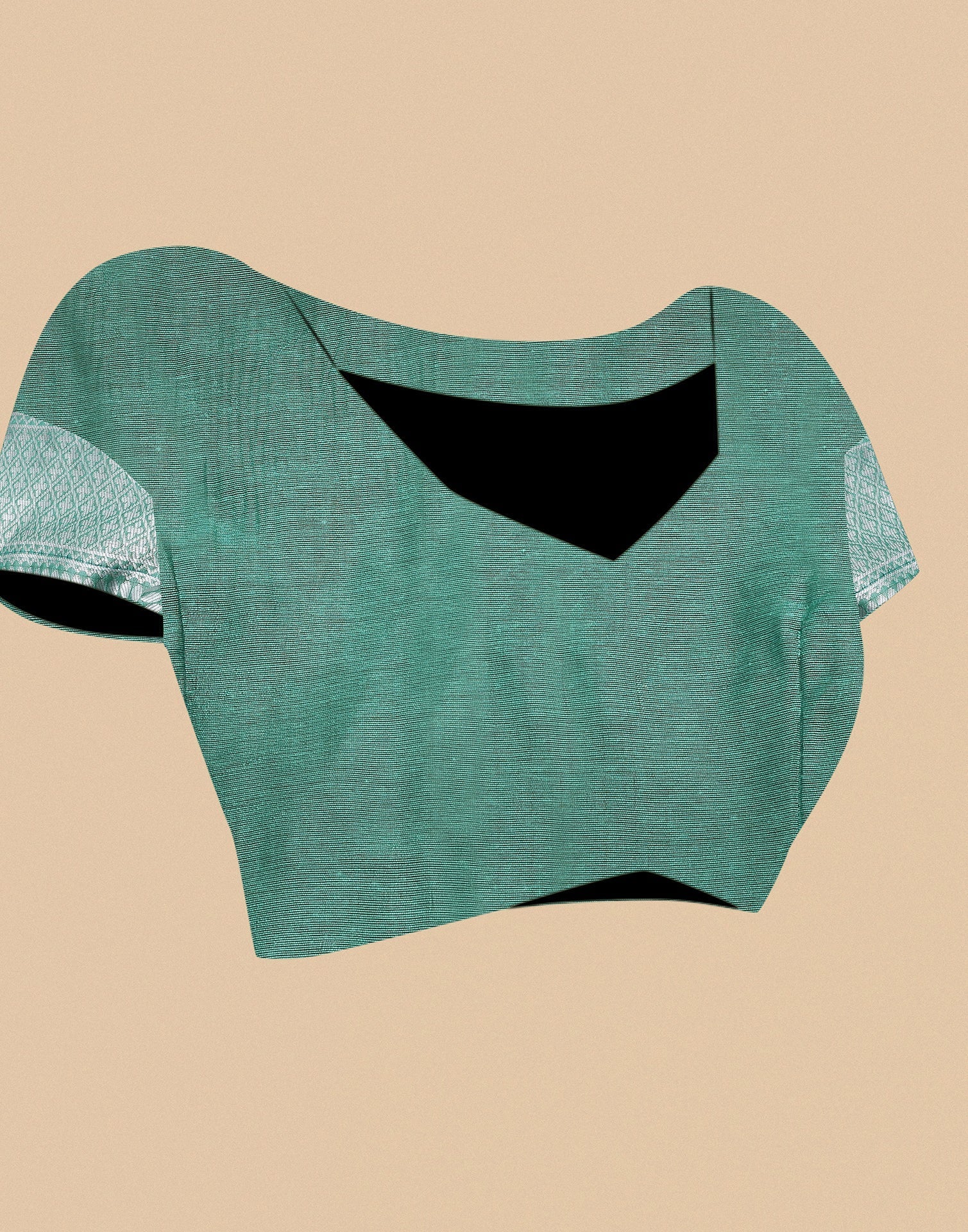 Green Banarasi Cotton Saree | Sudathi