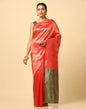 Red Silk Weaving Saree