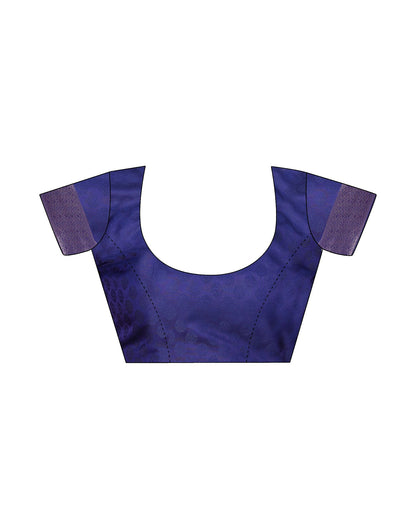 Blue Banarasi Silk Saree | Leemboodi