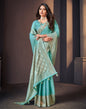 Light Blue Cotton Saree | Leemboodi
