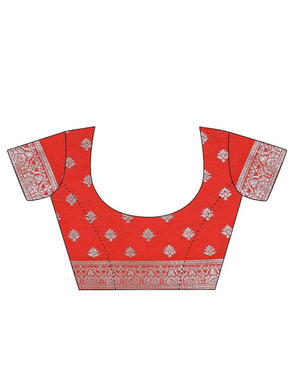 Red Banarasi Saree | Leemboodi