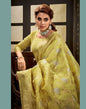 Yellow Linen Saree | Leemboodi