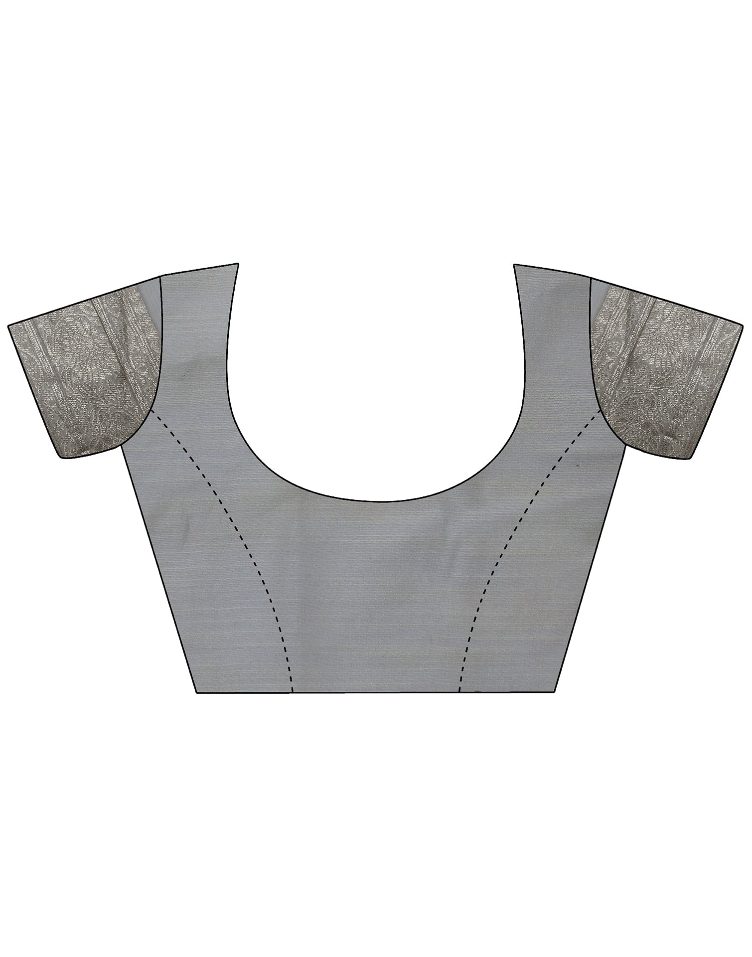 Grey Linen Saree | Leemboodi