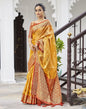 Turmeric Yellow Banarasi Saree | Leemboodi