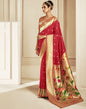 Red Paithani Silk Saree | Leemboodi