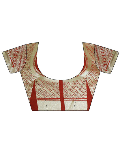 Red Paithani Silk Saree | Leemboodi