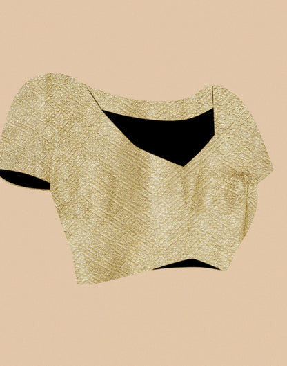 Light Green & Gold Silk Jacquard Saree | Leemboodi