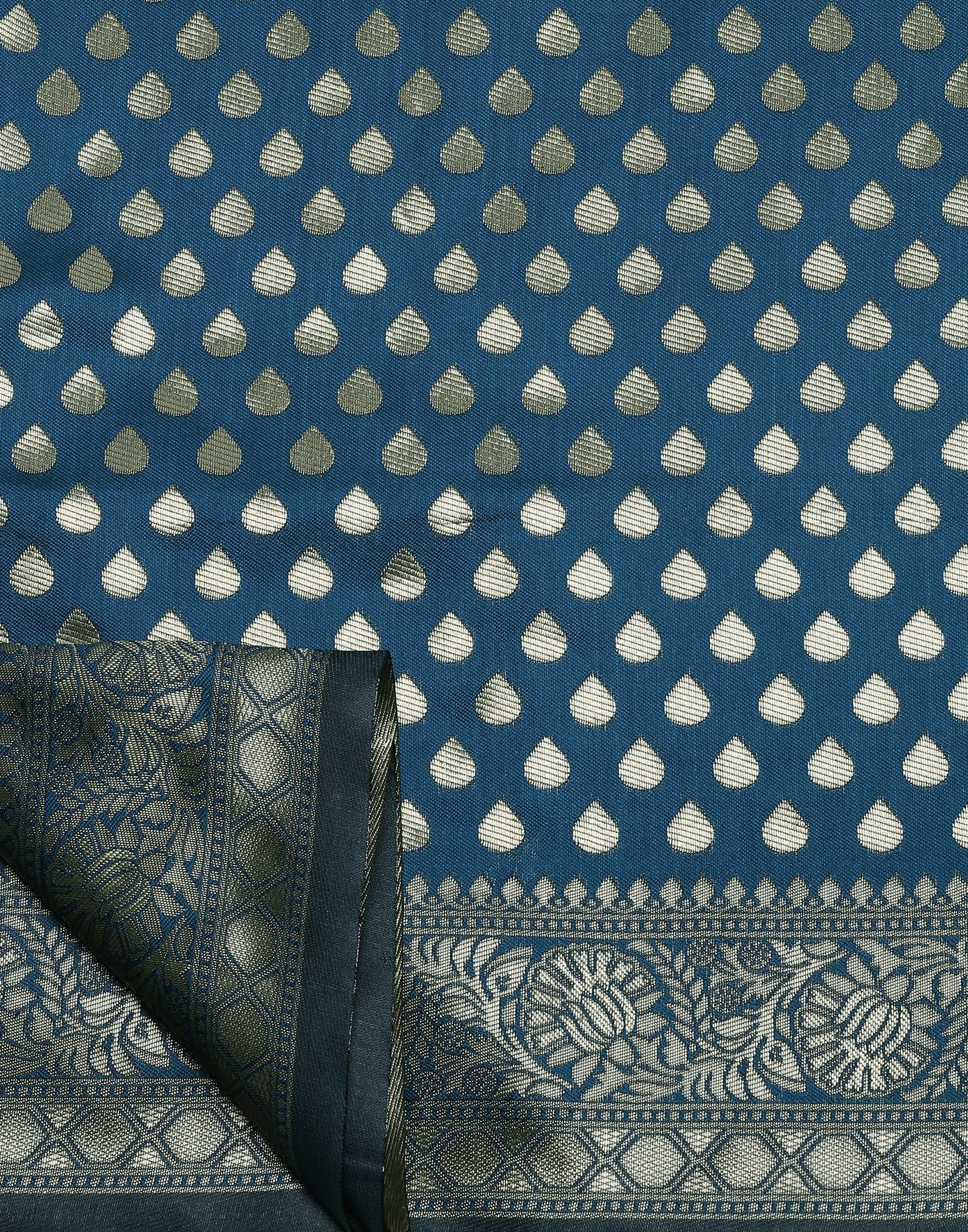 Blue Banarasi Silk Saree | Sudathi