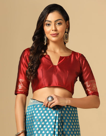 Blue Banarasi Silk Saree | Sudathi