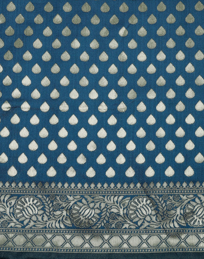 Blue Banarasi Silk Saree | Sudathi
