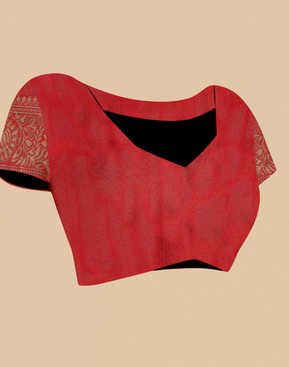 Black Silk Weaving Saree