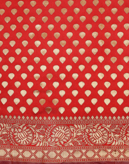 Red Silk Weaving Saree