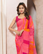 Light Pink Georgette Printed Saree | Sudathi