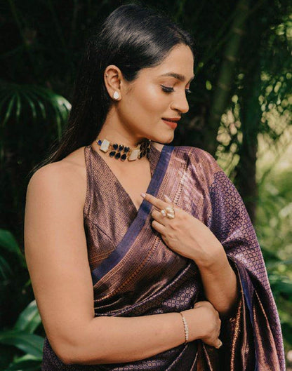 Blue Banarasi Silk Saree | Sudathi