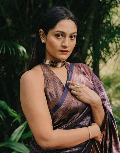 Blue Banarasi Silk Saree | Sudathi