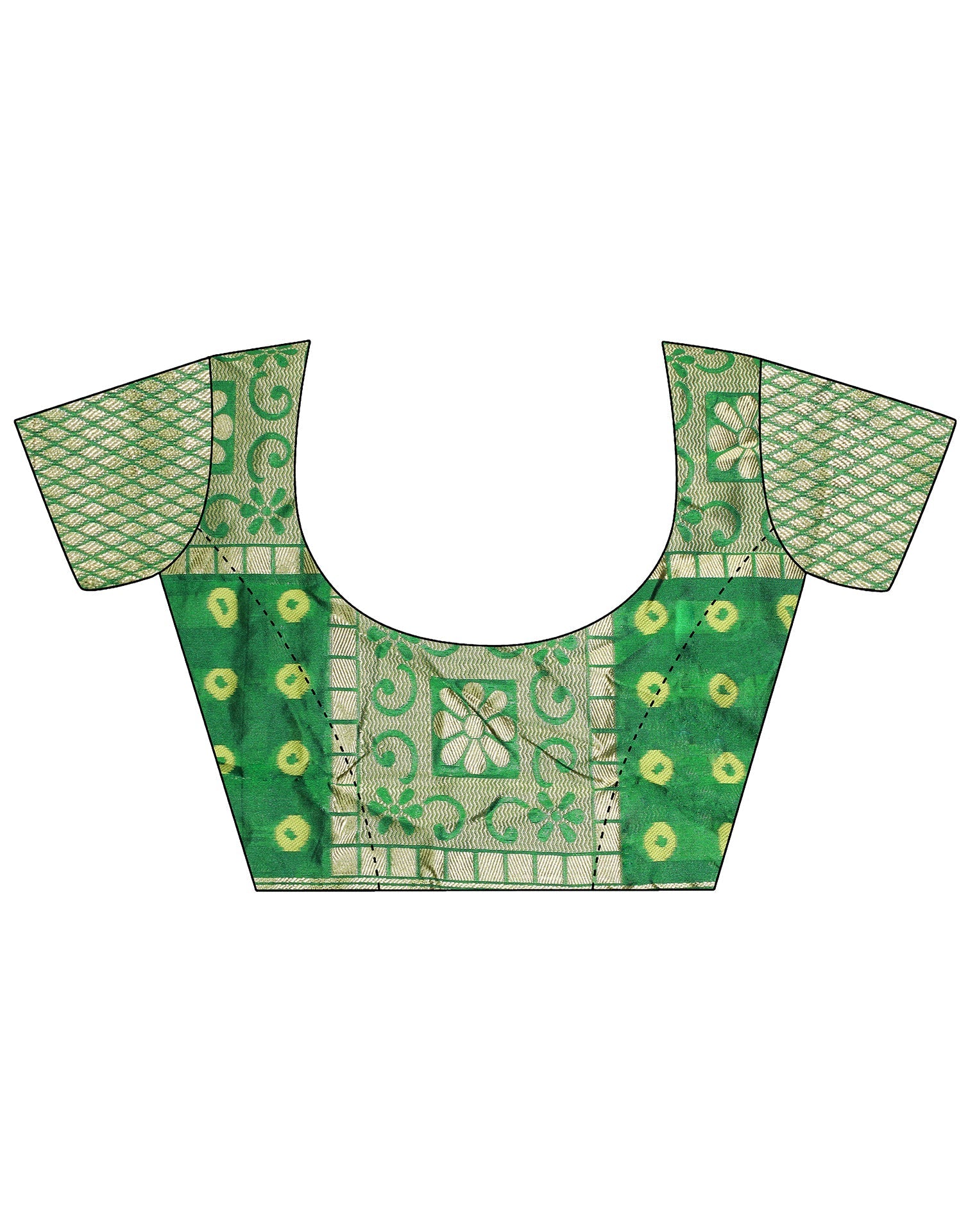 Green Banarasi Silk Saree | Sudathi