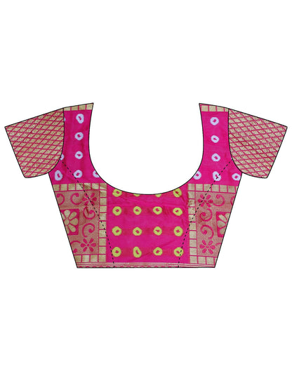 Rani Pink Banarasi Silk Saree | Sudathi