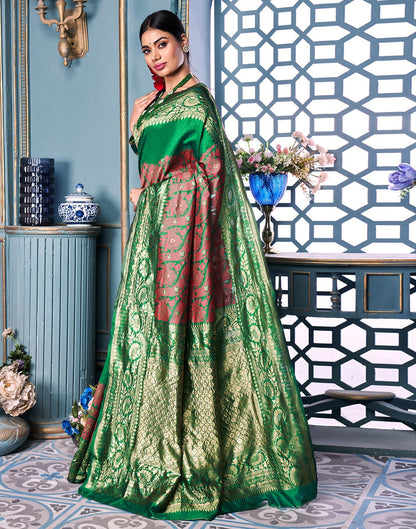 Pink Banarasi Silk Saree | Sudathi