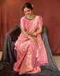 Light Pink Banarasi Silk Saree | Sudathi