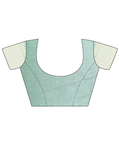 Light Green Banarasi Silk Saree | Sudathi