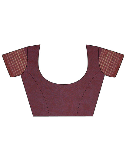Maroon Georgette Printed Saree | Leemboodi
