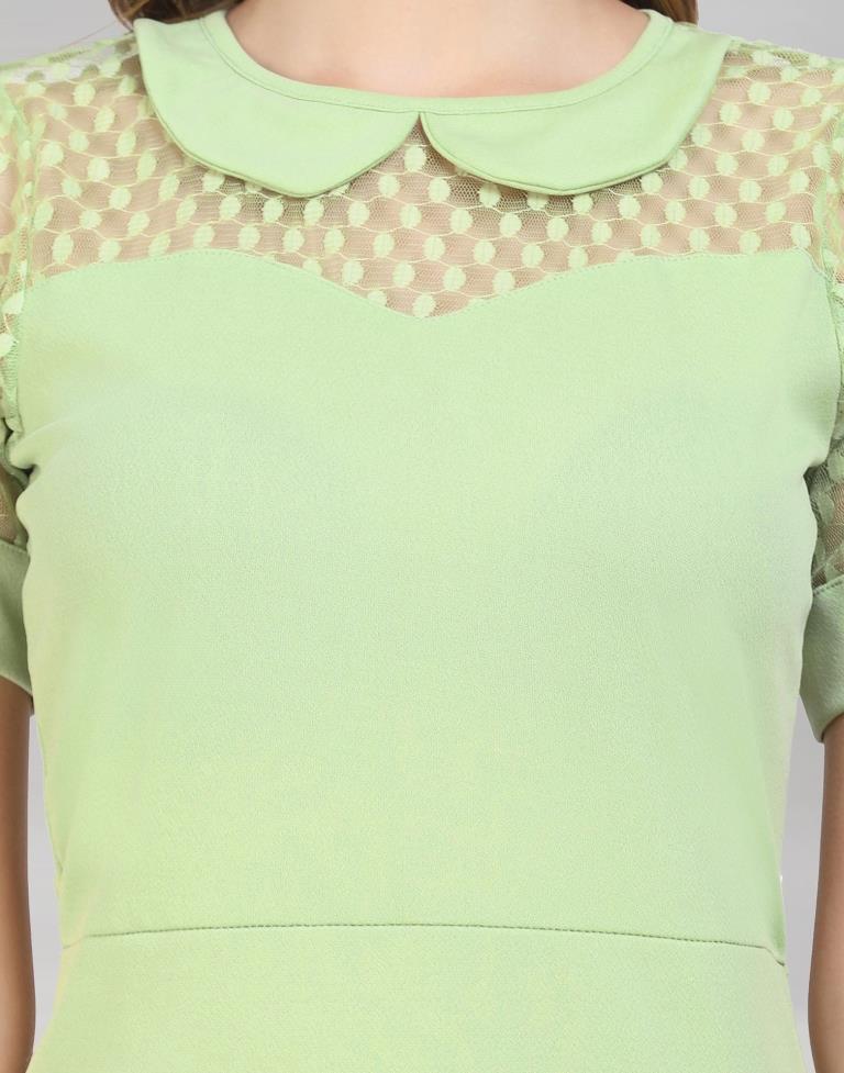 Green Knitted Bodycon Dress | Sudathi