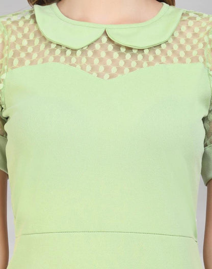 Green Knitted Bodycon Dress | Sudathi