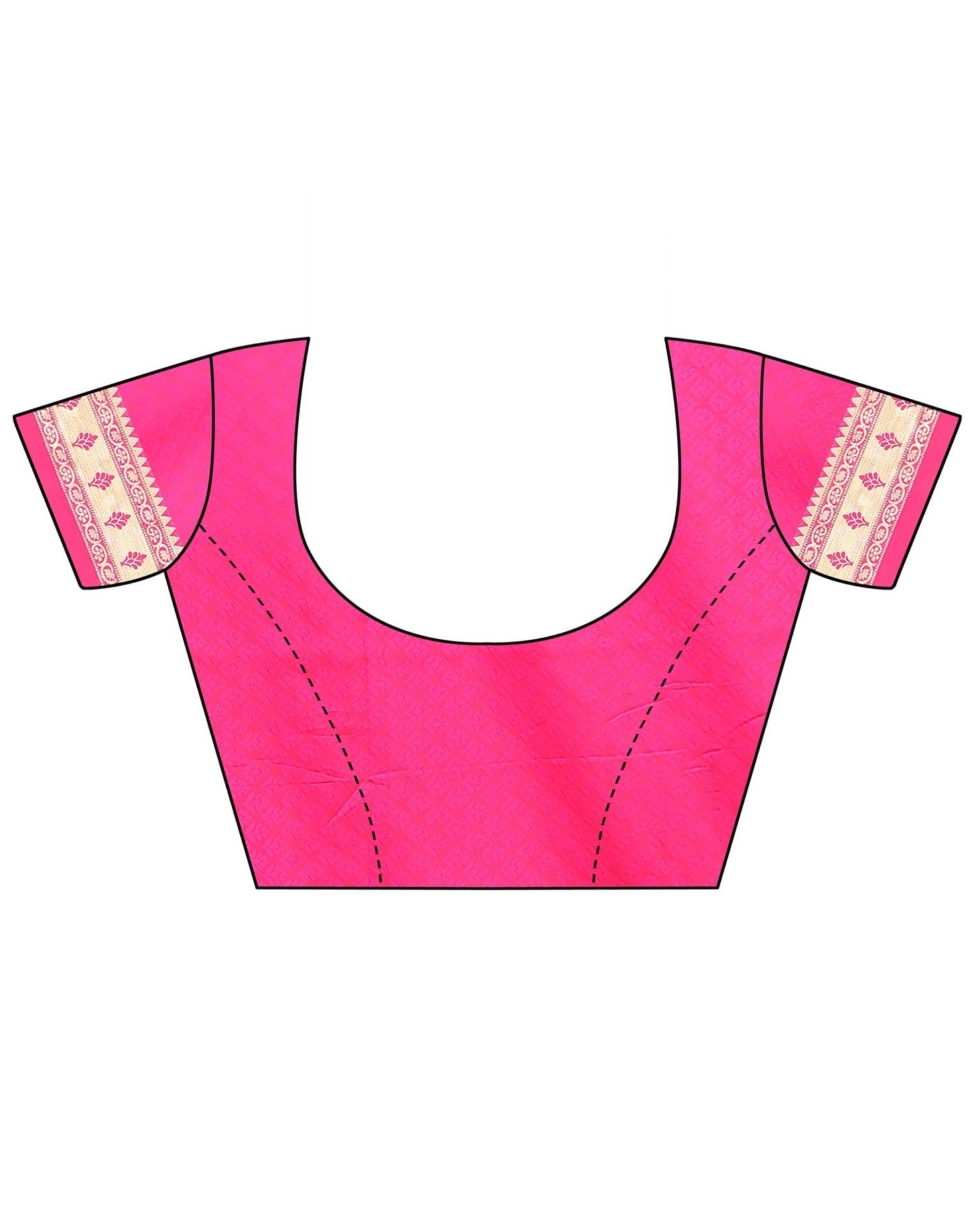 Pink Paithani Silk Saree With Zari Weaving Work | Leemboodi