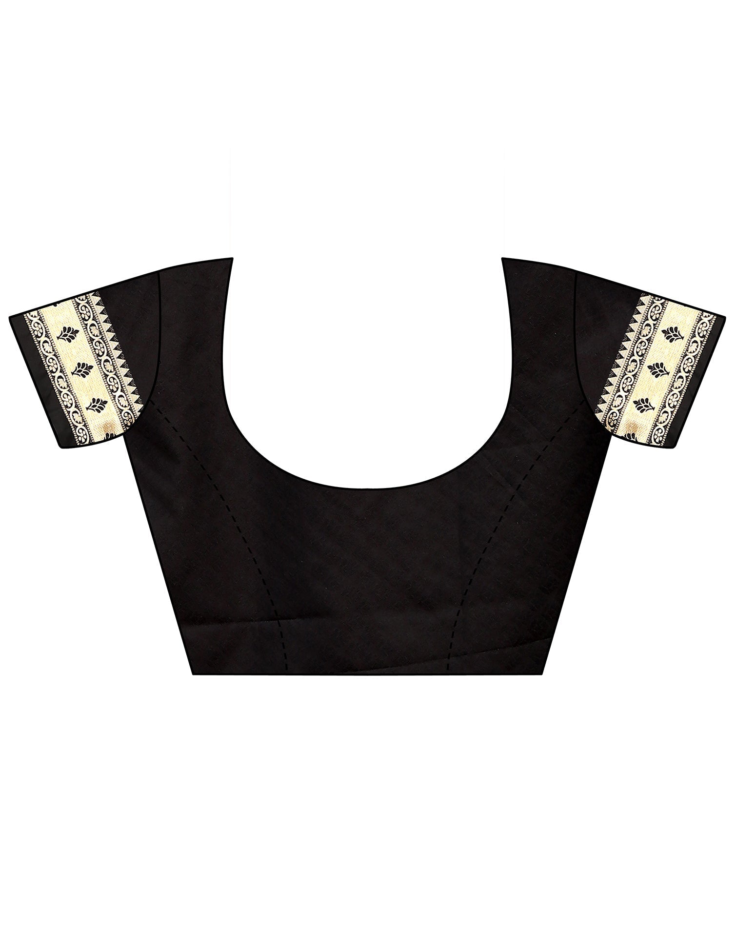 Black Paithani Silk Saree With Zari Weaving Work | Leemboodi