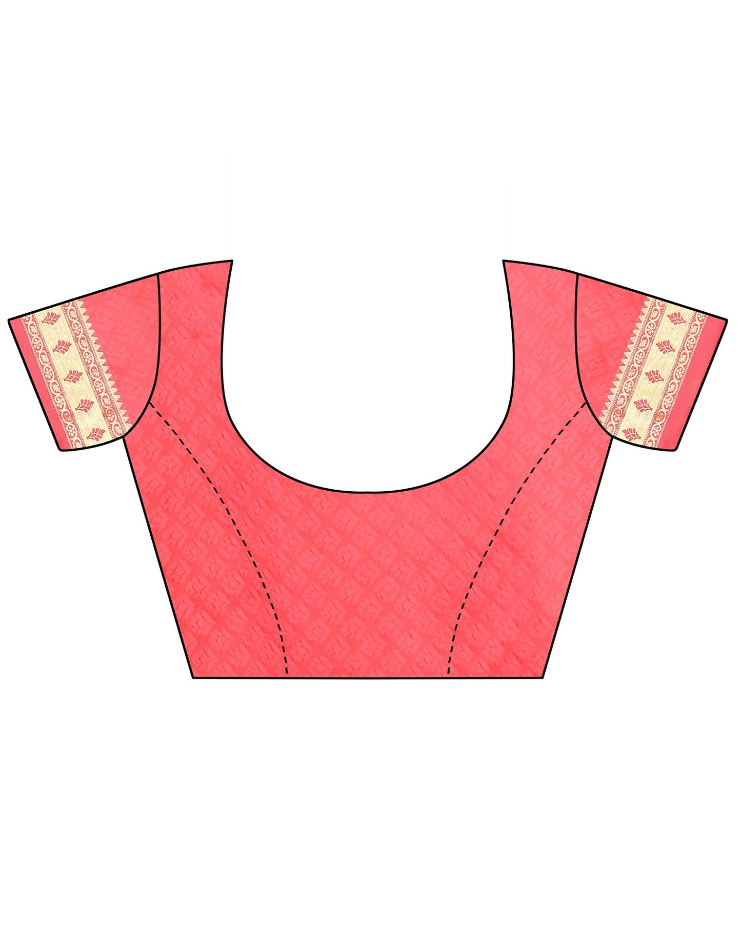 Rose Paithani Silk Saree With Zari Weaving Work | Leemboodi