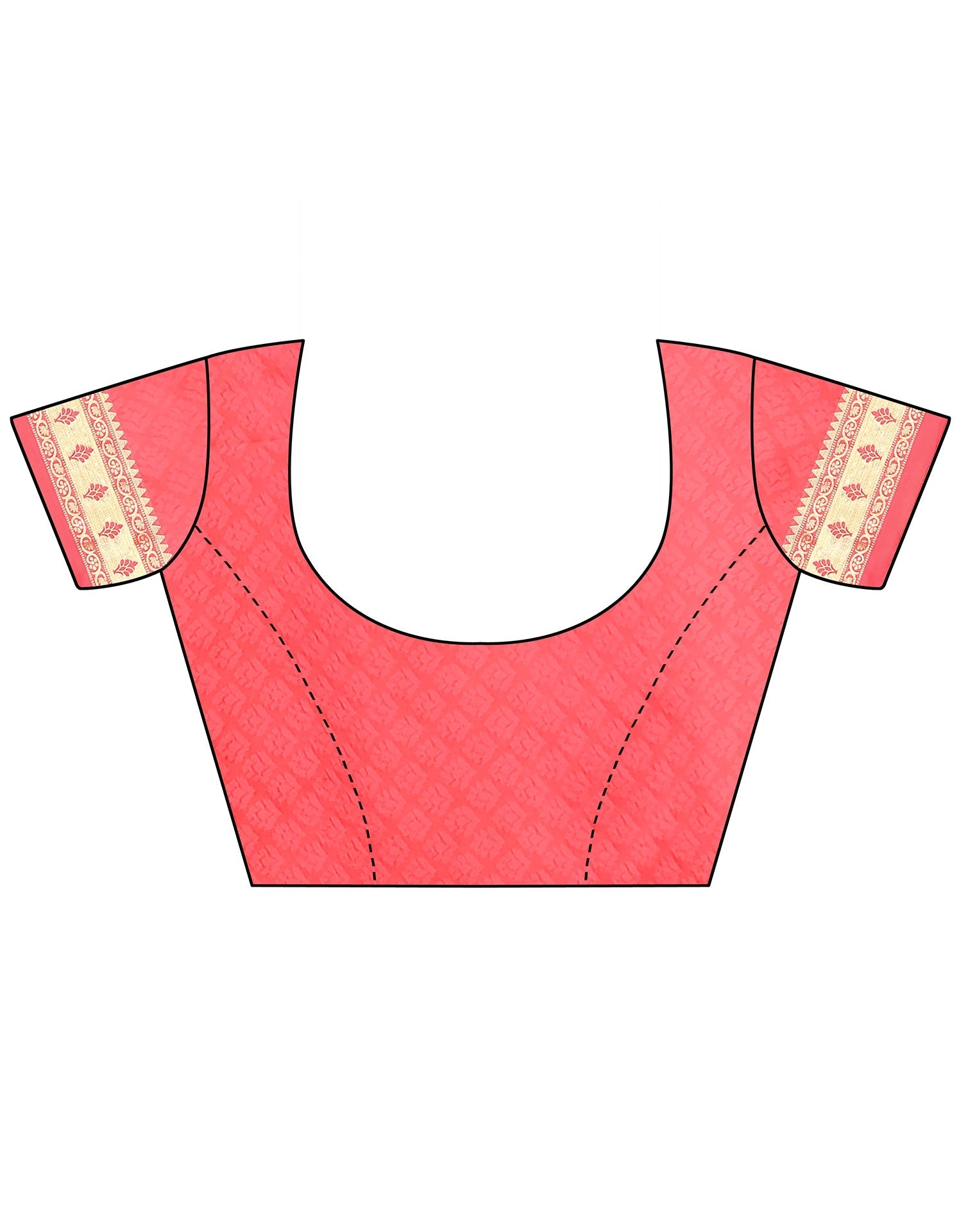 Rose Paithani Silk Saree With Zari Weaving Work | Leemboodi