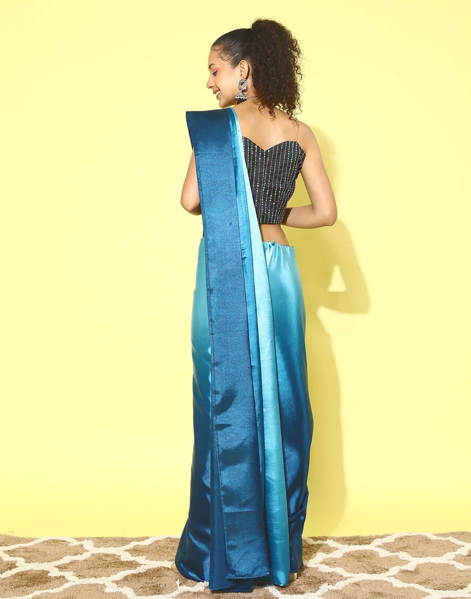 Blue Silk Saree | Sudathi