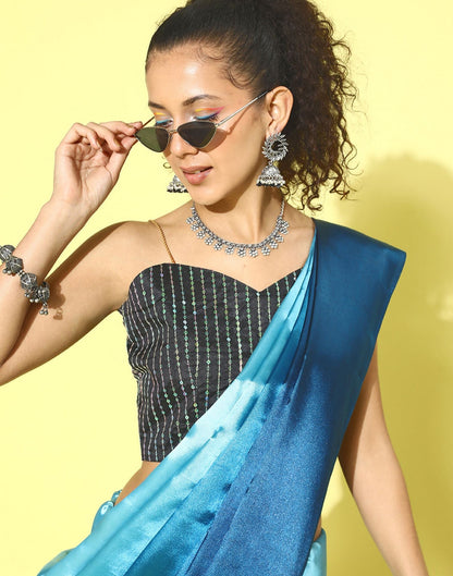 Blue Silk Saree | Sudathi