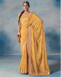 Mustard Yellow Georgette Bandhani Saree | Leemboodi