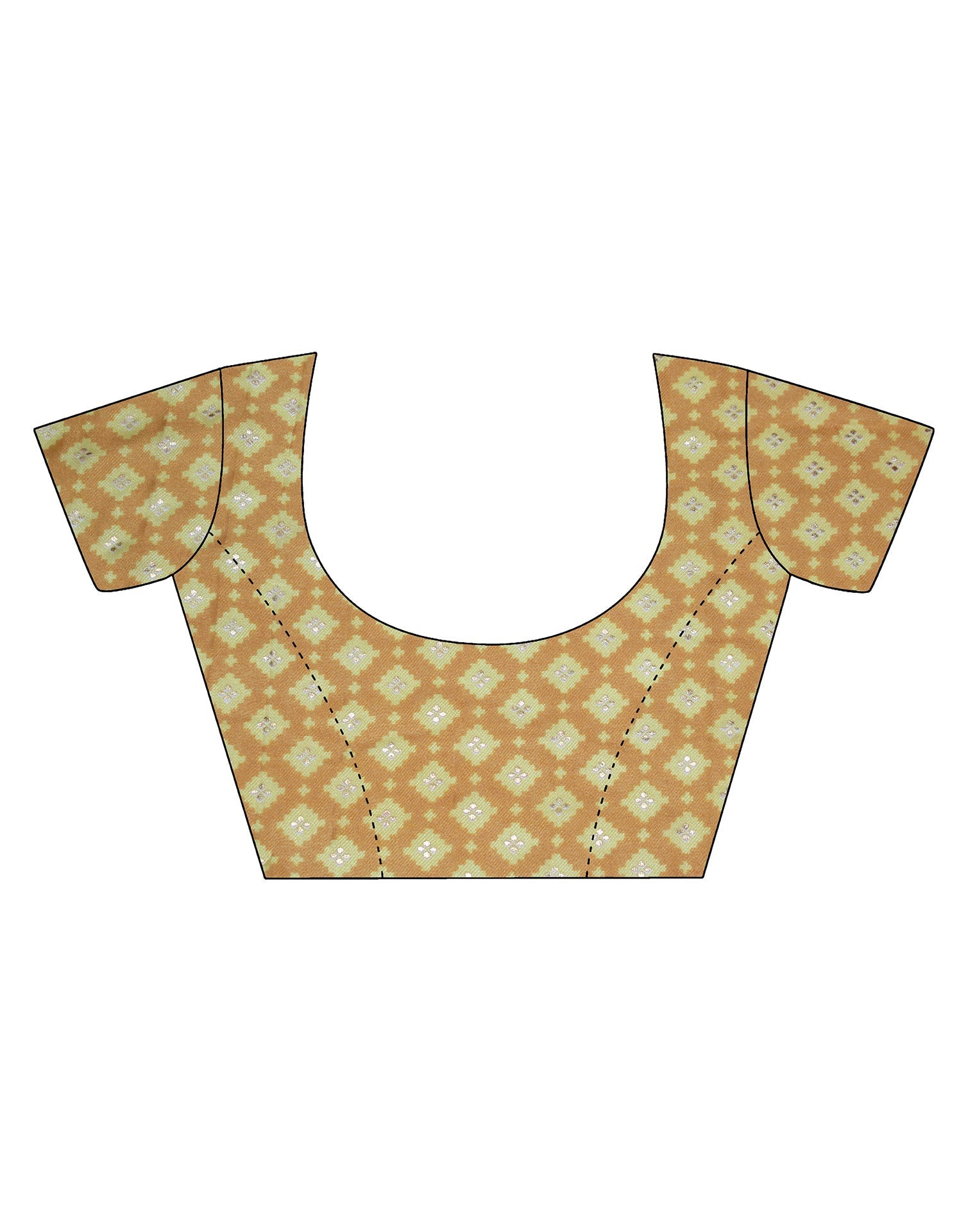 Mustard Yellow Georgette Bandhani Saree | Leemboodi