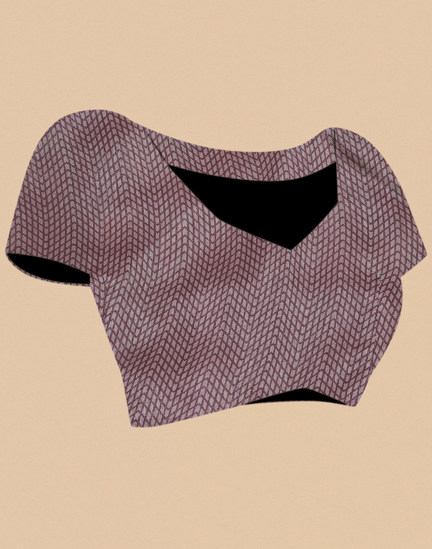 Cream Printed Silk Saree | Leemboodi