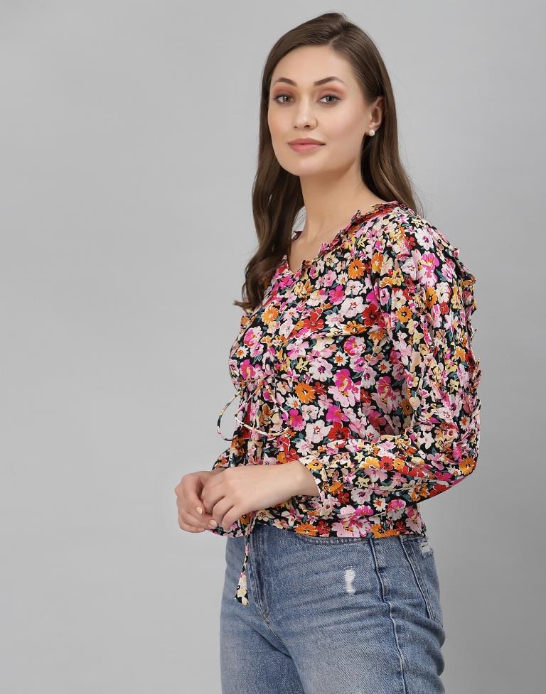 Multicolour Printed Top | Sudathi