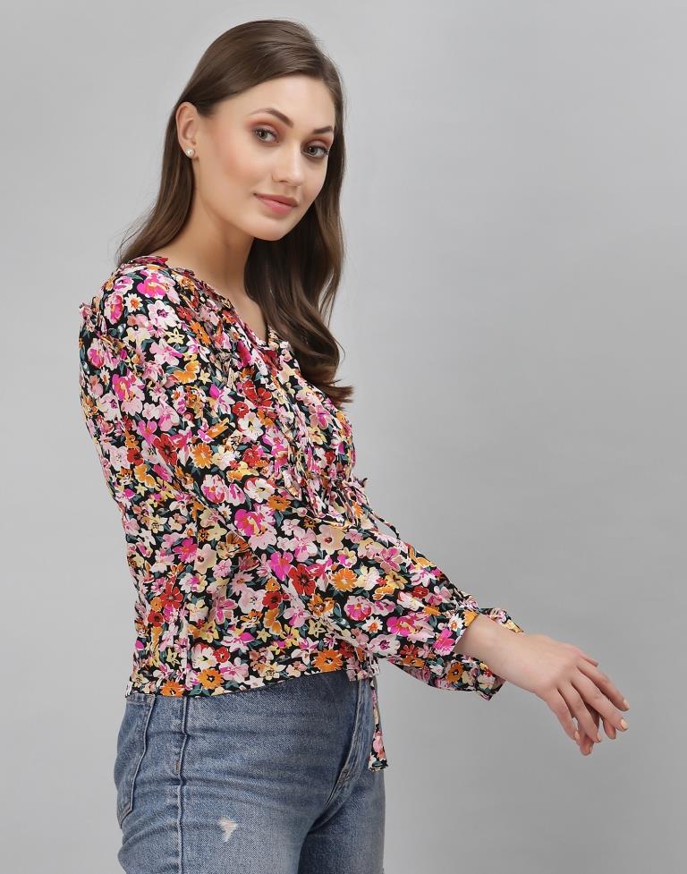 Multicolour Printed Top | Sudathi